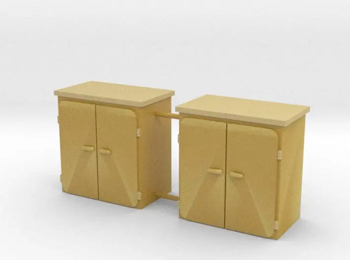 1/48 US Liberty-class - 3 inch Lockers 2pcs - distefan 3d print