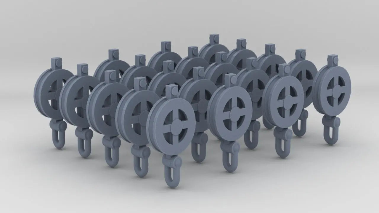 1/48 US Liberty-class Boom Cargo Block Set (20pcs) - distefan 3d print