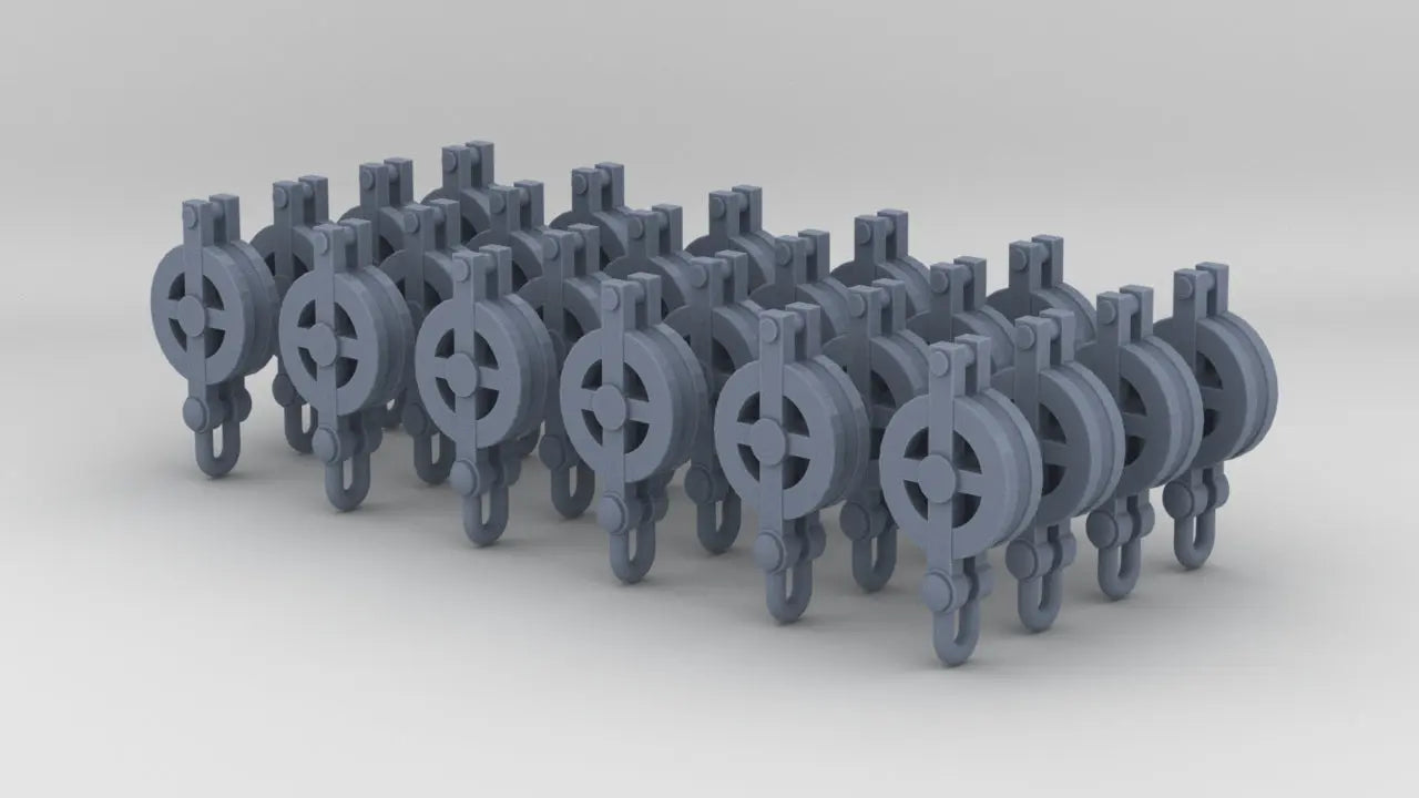 1/48 US Liberty-class Boom Cargo Block Set (24pcs) - distefan 3d print