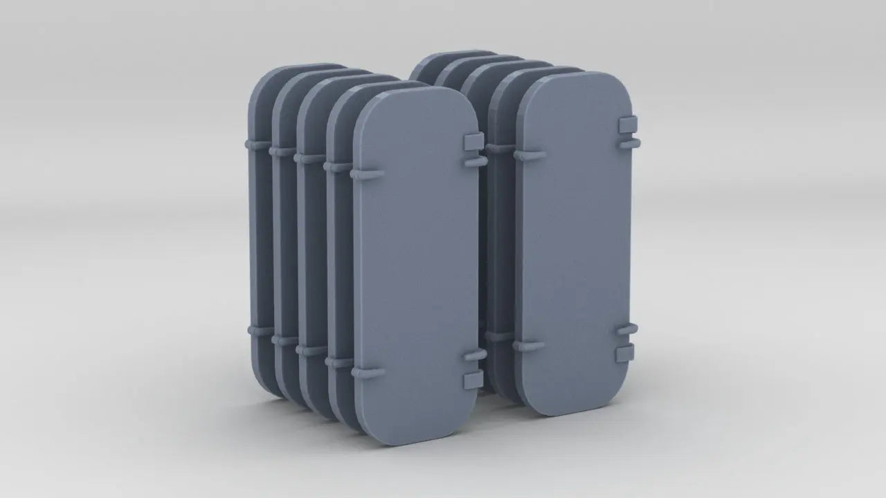 1/48 US Liberty-class Watertight Doors Set (10pcs) - distefan 3d print