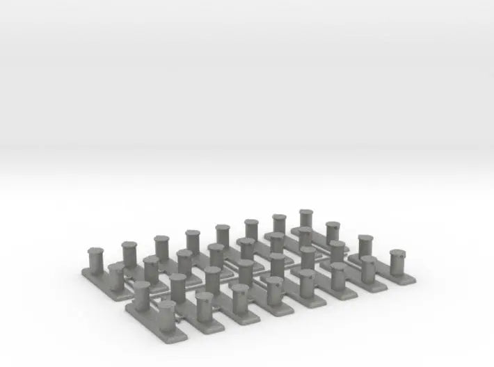 1/48 US Liberty-class - Bollards (Bitts) SET 16pcs - distefan 3d print