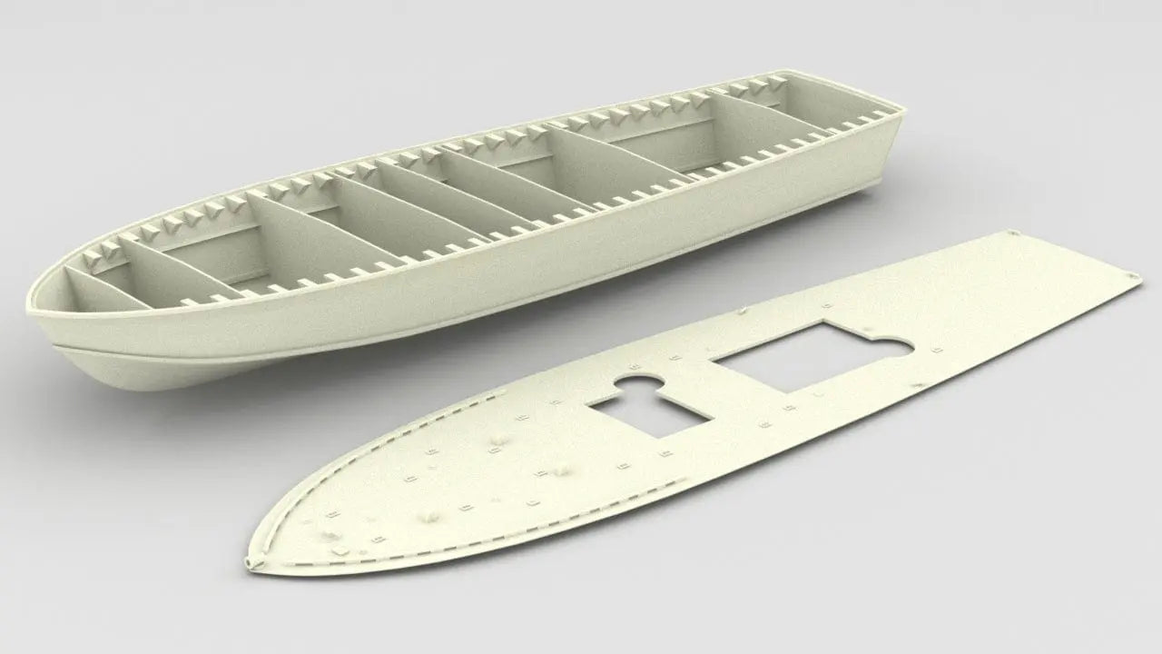 1/48 US PT Boat 109 Hull Set - distefan 3d print