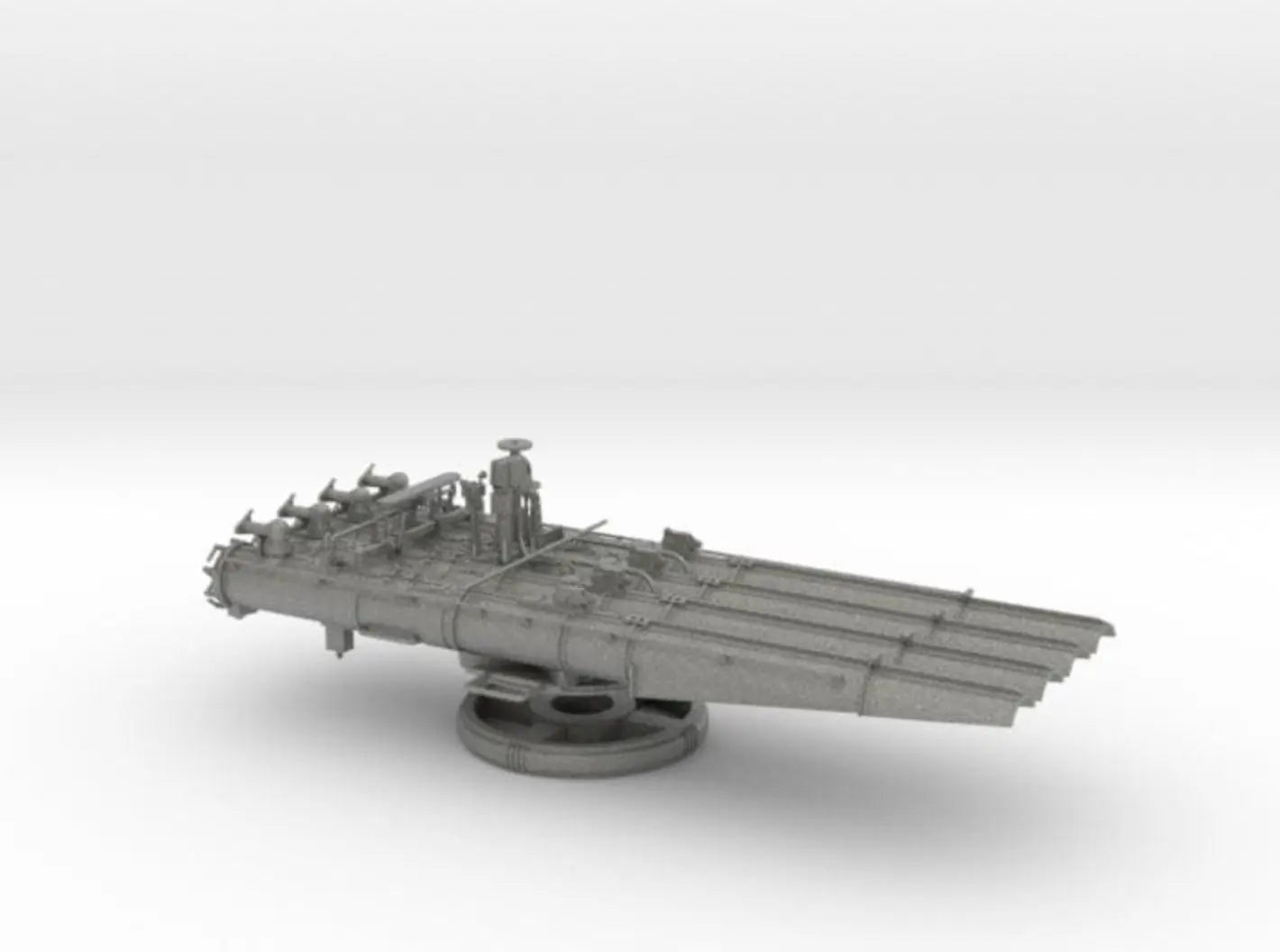 1/48 USN 21in quadruple torpedo tubes closed - distefan 3d print
