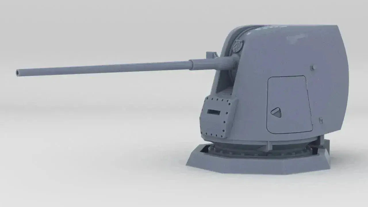 1/48 USN 5"/54 Caliber Mark 45 Gun Mod 0-2 Kit - distefan 3d print