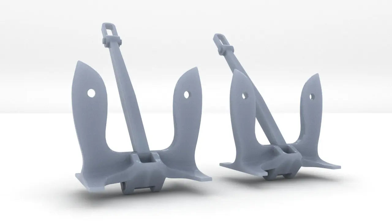 1/48 USN Anchor (30.000 lb.) Set (2pcs) 3dspro