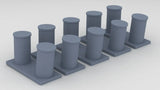1/48 USN Destroyer Bollard Port Set (5pcs)