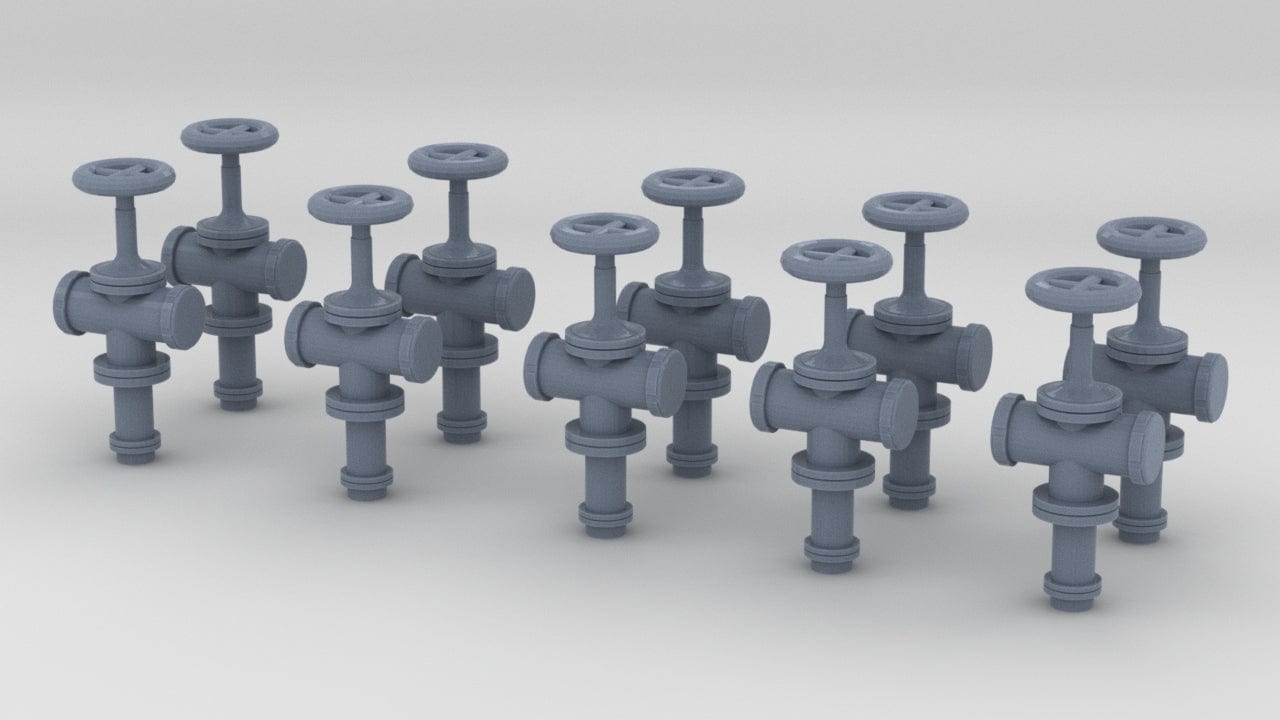 1/48 USN Fire Plug Set (10pcs) - distefan 3d print