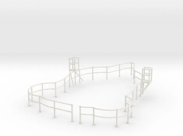1/48 USN Fletcher roof railing round bridge v1 - distefan 3d print