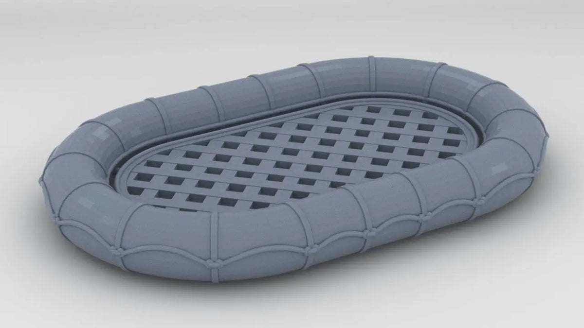 1/48 USN Life Raft Oval - distefan 3d print