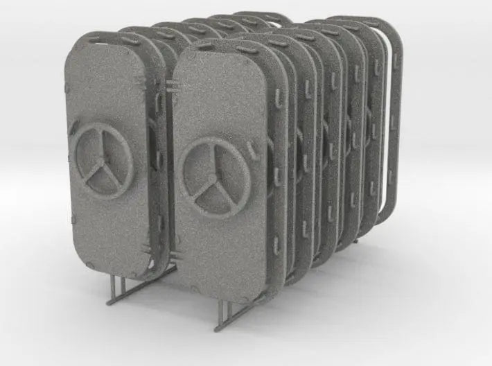 1/48 USN Three spoke wheel handle for QAWT doors S 3d printed
