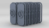 1/48 USN Three Spoke Wheel Handle QAWT Doors Set (12pcs)