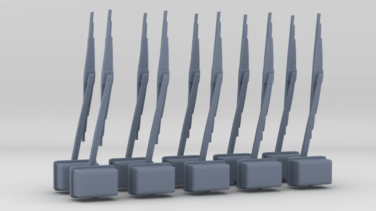 1/48 USN Windshield Wiper Set (10pcs) - distefan 3d print