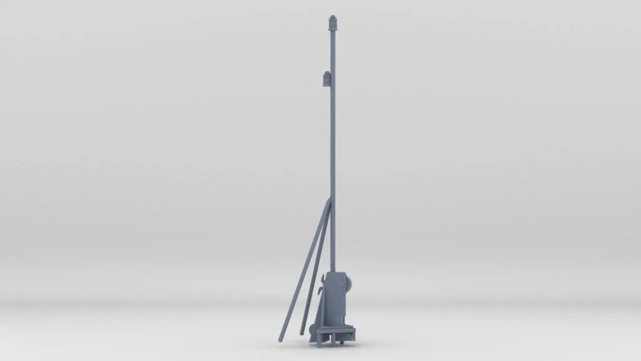 1/48 USS BB59 Jack Staff - distefan 3d print