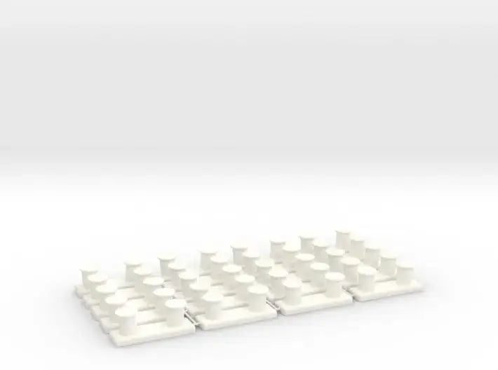 1/48 USS Iowa Class bollards set 20pcs - distefan 3d print