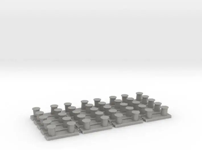1/48 USS Iowa Class bollards set 20pcs - distefan 3d print