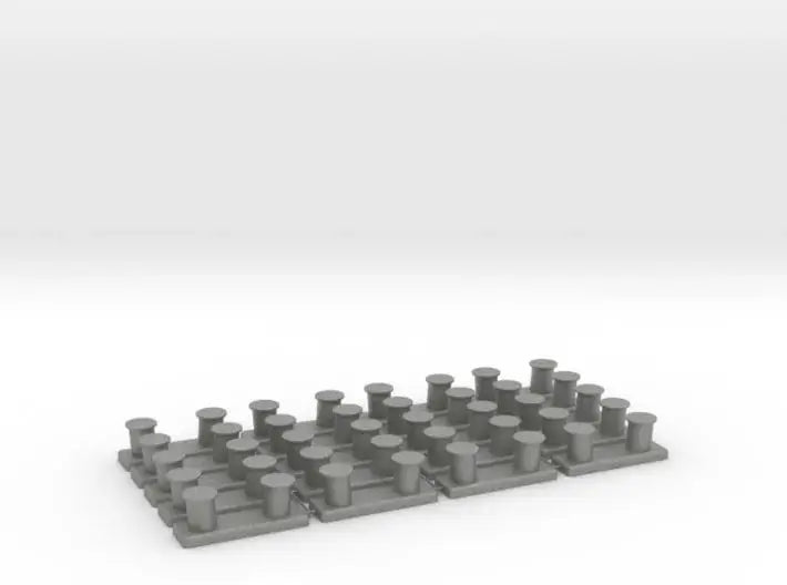 1/48 USS Iowa Class bollards set 20pcs - distefan 3d print