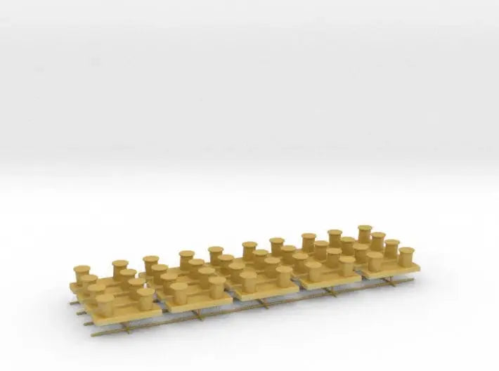 1/48 USS Juneau Bollards set 20pcs - distefan 3d print