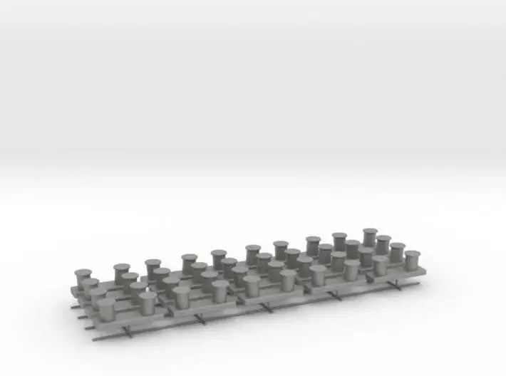 1/48 USS Juneau Bollards set 20pcs - distefan 3d print