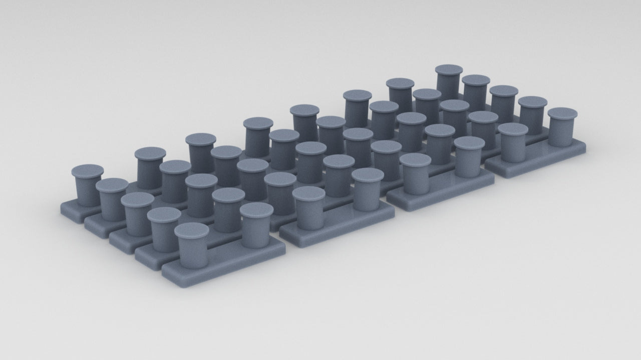 1/48 USS Juneau (CL-52) Bollards Set (20pcs) - distefan 3d print