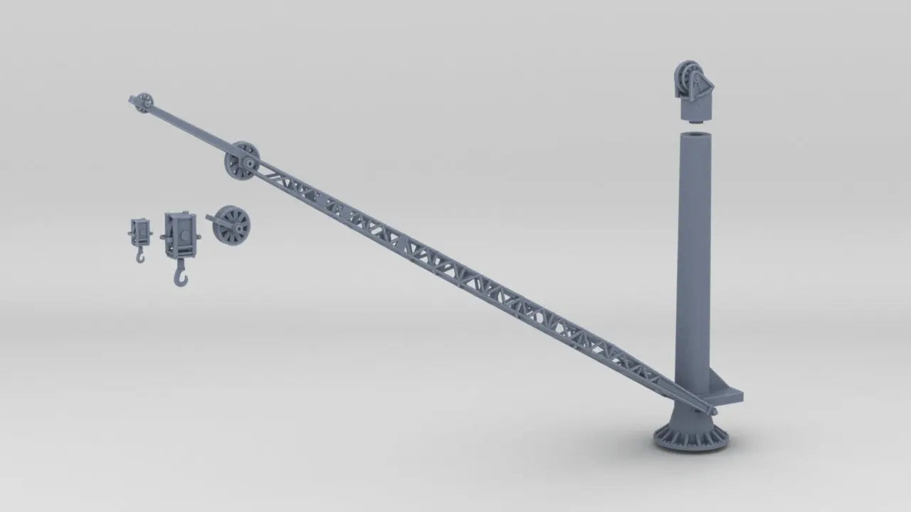 1/48 USS Juneau (CL-52) Crane Tower Set - distefan 3d print