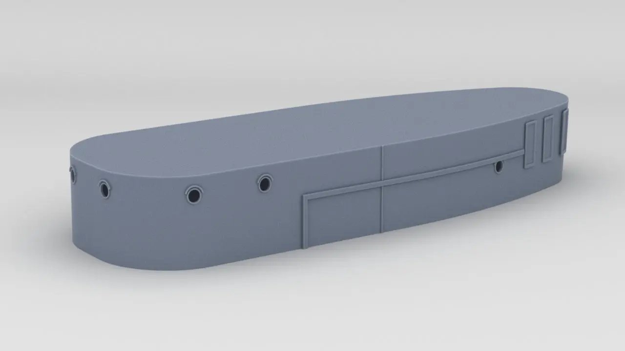 1/48 USS Juneau (CL-52) Forward Deck 3 - distefan 3d print
