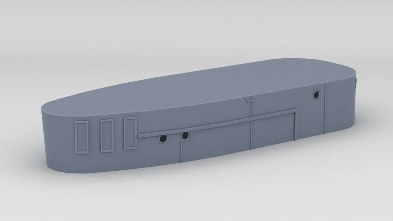 1/48 USS Juneau (CL-52) Forward Deck 3 - distefan 3d print