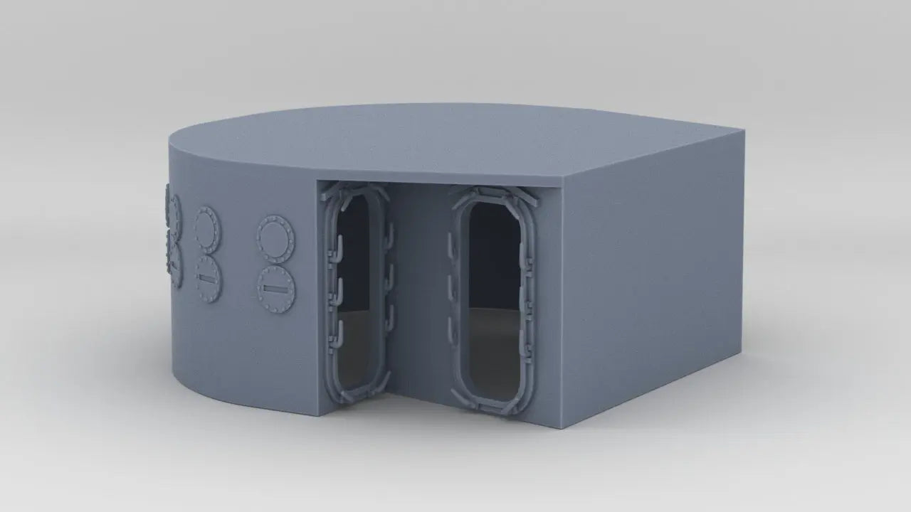 1/48 USS Juneau (CL-52) Forward Deck 4 Pilot House - distefan 3d print