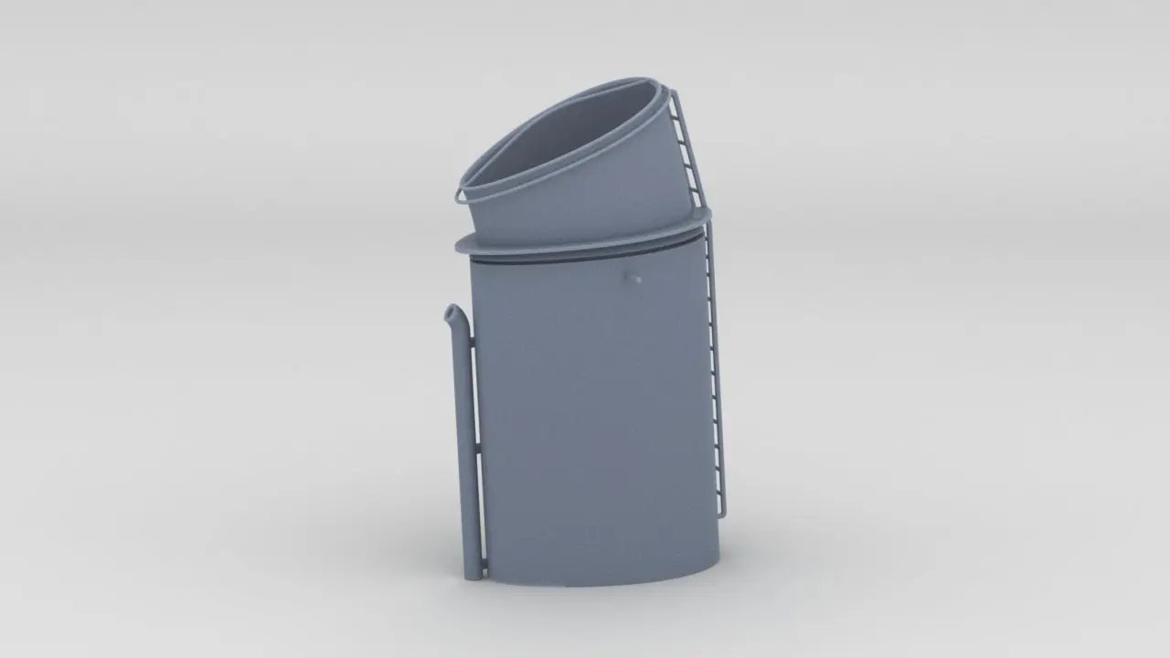1/48 USS Juneau (CL-52) Forward Funnel - distefan 3d print