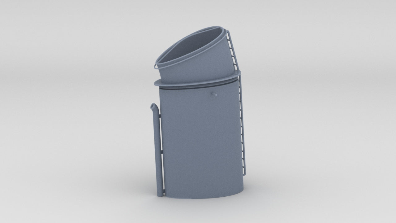1/48 USS Juneau (CL-52) Forward Funnel - distefan 3d print
