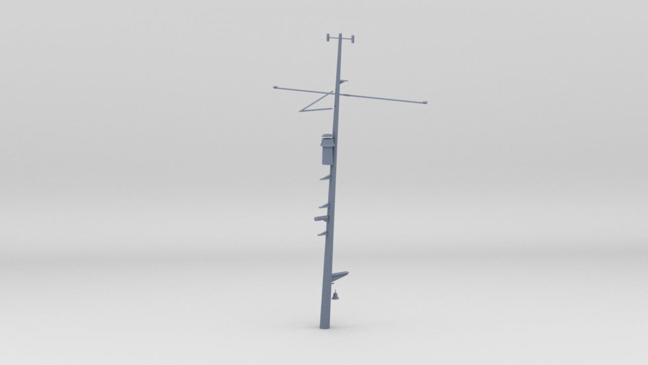 1/48 USS Juneau (CL-52) Forward Mast - distefan 3d print