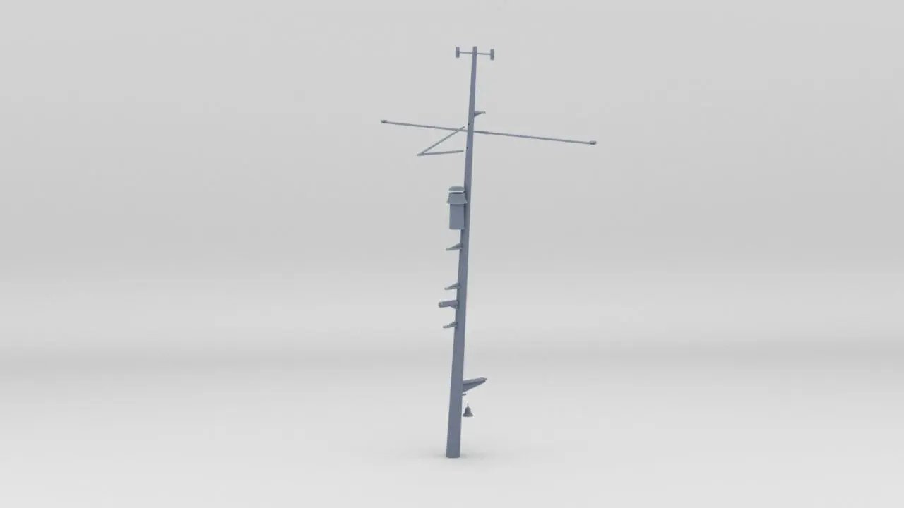 1/48 USS Juneau (CL-52) Forward Mast - distefan 3d print