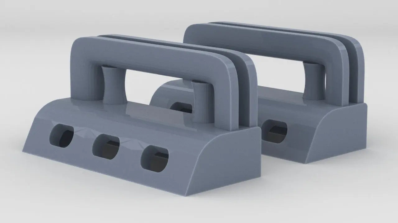 1/48 USS Massachusetts Roller Chocks Set (2pcs) - distefan 3d print