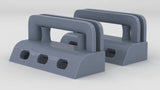 1/48 USS Massachusetts Roller Chocks Set (2pcs)