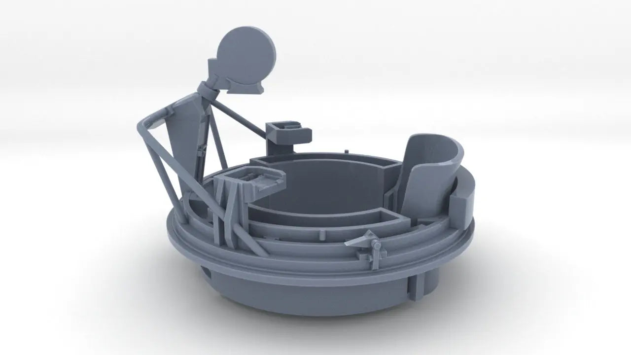1/48 USS PCF Mount for Dual MG Tub Resin3Dinteractive