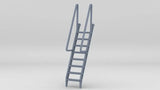 1/48 USS Ward Aft Deck House Stairs
