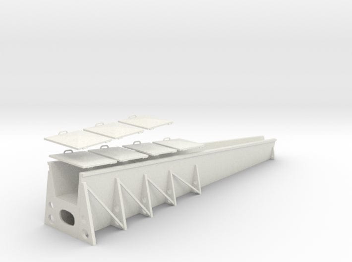 1/48 deck box for IJN aircraft crane Kit - distefan 3d print