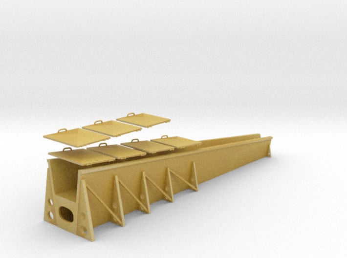 1/48 deck box for IJN aircraft crane Kit - distefan 3d print