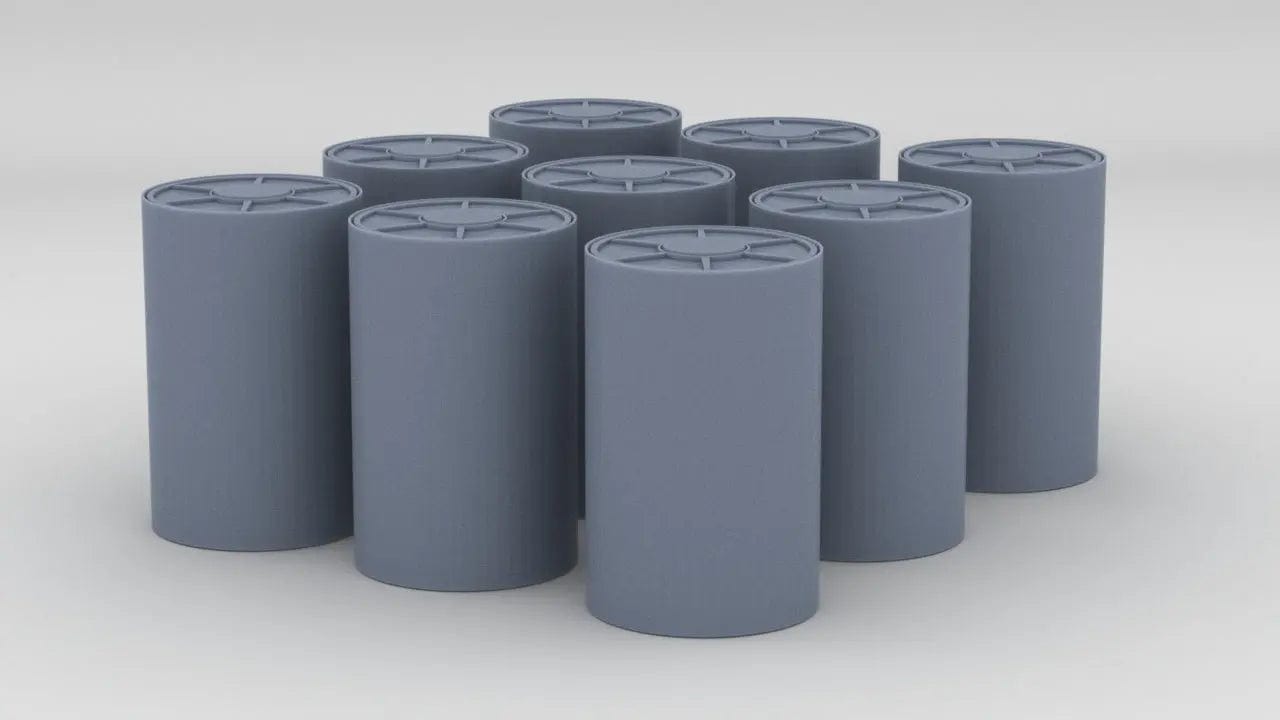 1/48 DKM Depth Charge (Wasserbombe) Set (9pcs) - distefan 3d print