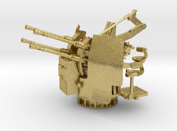 1/48 DKM Quad 20mm flak gun (brass) - distefan 3d print