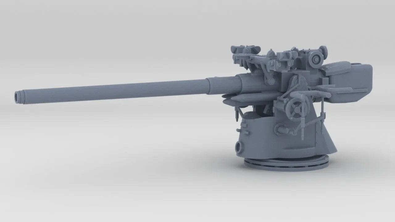 1/48 DKM U-Boot 10.5cm/45 Deck Gun - distefan 3d print