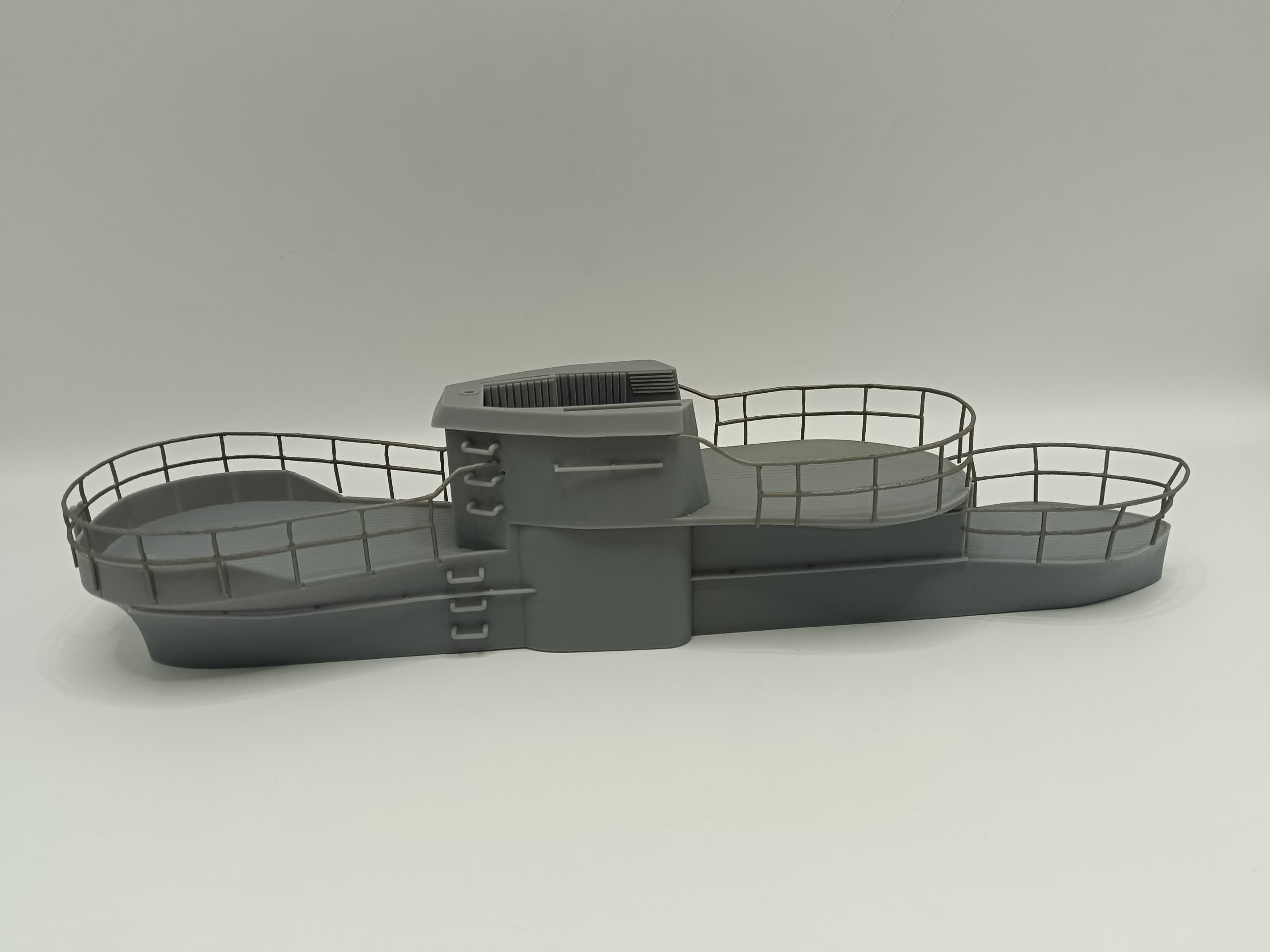 1/48 DKM U-Boot VII/C - U-441 Conning Tower w/ Railing - distefan 3d print