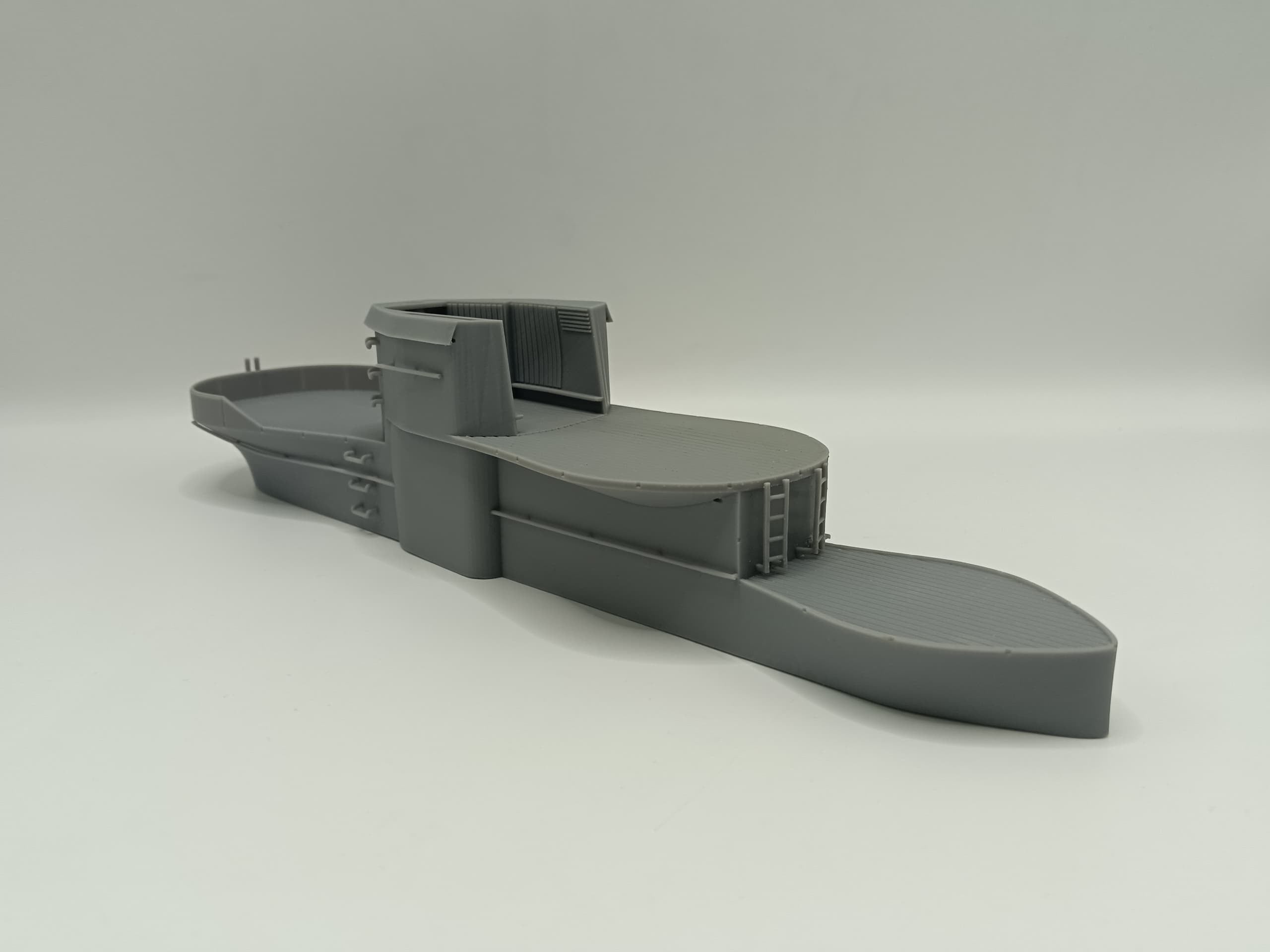 1/48 DKM U-Boot VII/C - U-441 Conning Tower w/ Railing - distefan 3d print