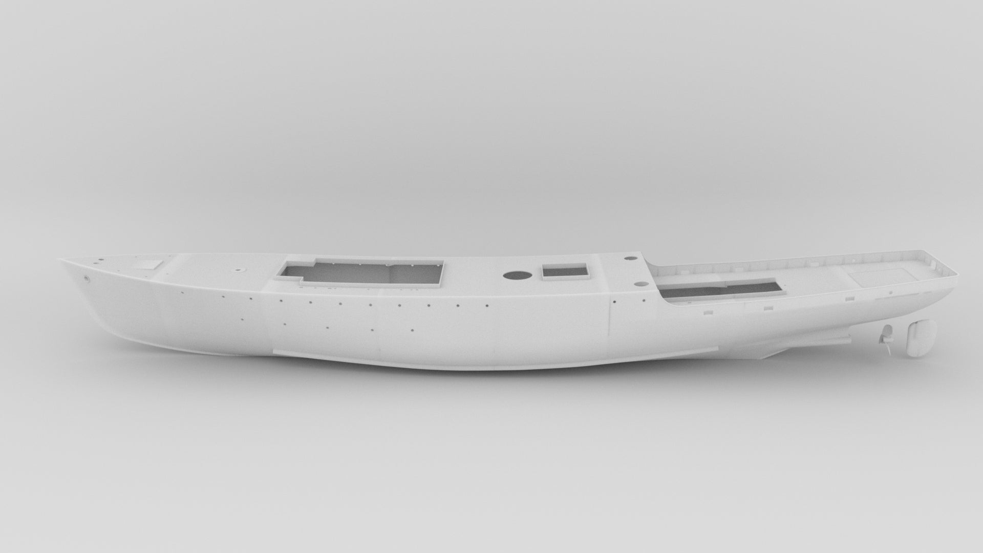 1/48 HMS Castle Class Corvette Hull Set - distefan 3d print