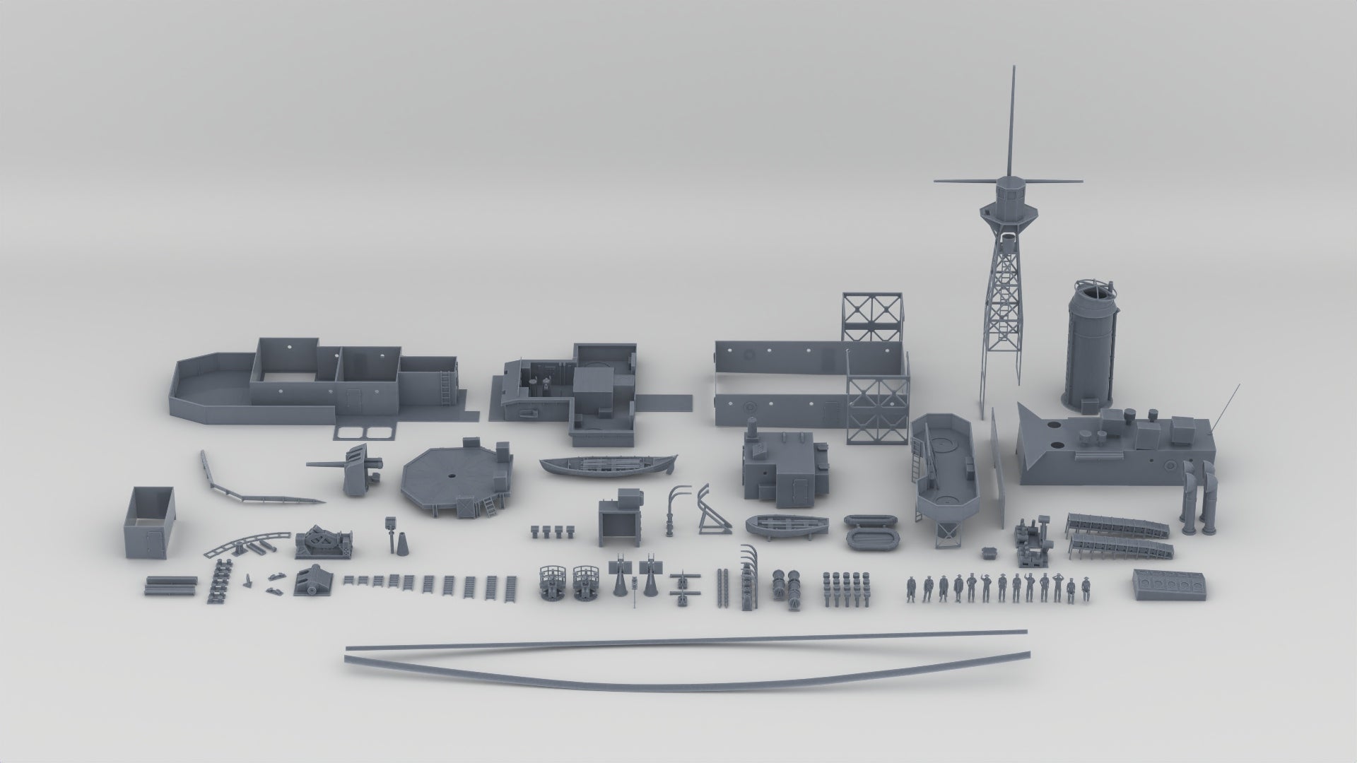 1/48 HMS Castle Class Corvette Set - distefan 3d print