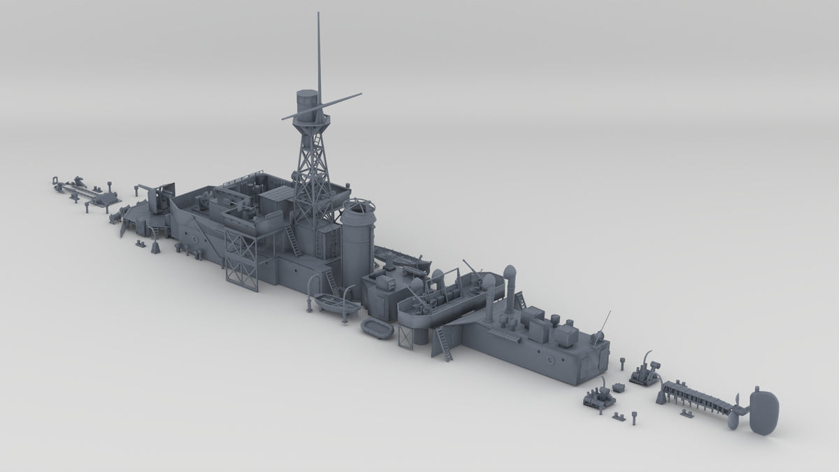 HMS Castle Class Corvette Get it now - distefan 3d print