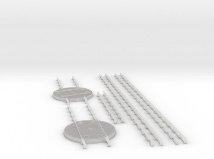 1/48 IJN turntable for aircraft deck rails - distefan 3d print