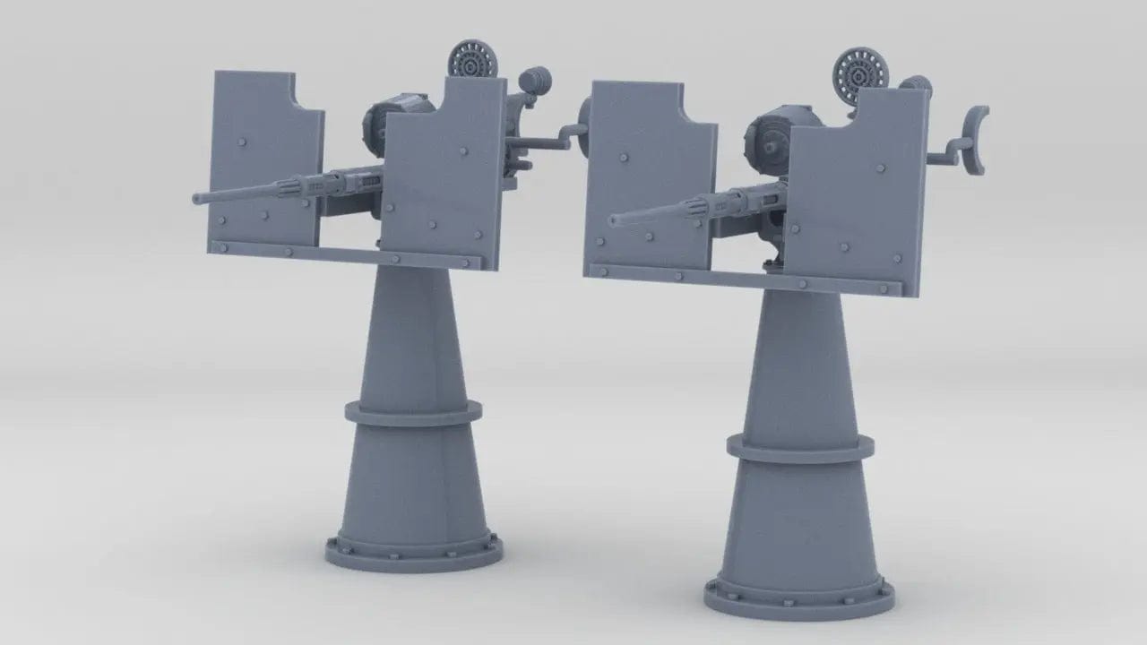1/48 RN Single 20mm Oerlikon Mk IIIA Set (2pcs) - distefan 3d print