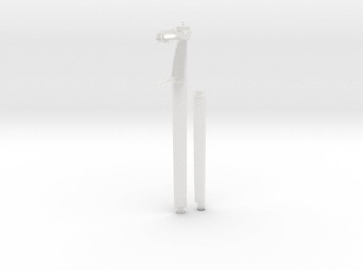 1/48 Uboot schnorkel pole with raising mechanism - distefan 3d print