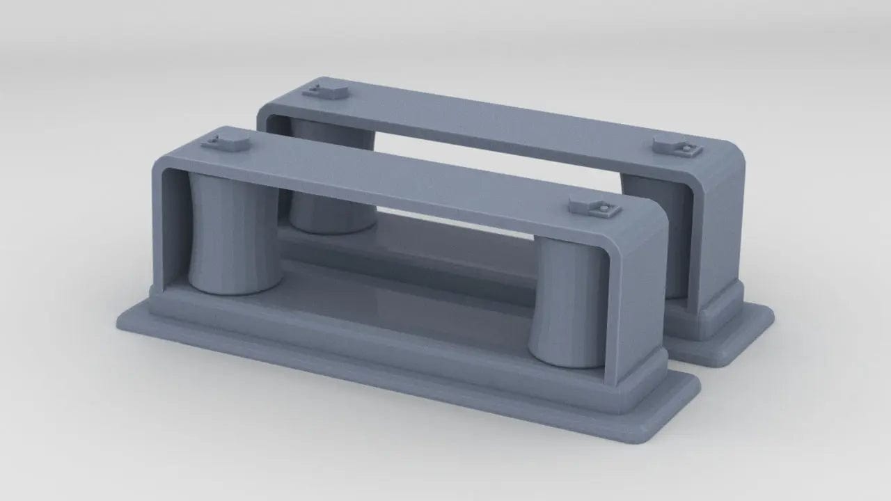 1/48 US Liberty-class Roller Chock Set (2pcs) - distefan 3d print