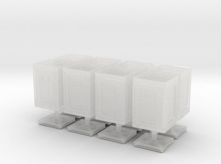 1/48 USN 40mm storage box lid open set 8pcs - distefan 3d print